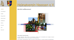 Desktop Screenshot of heimatverein-heessen.de